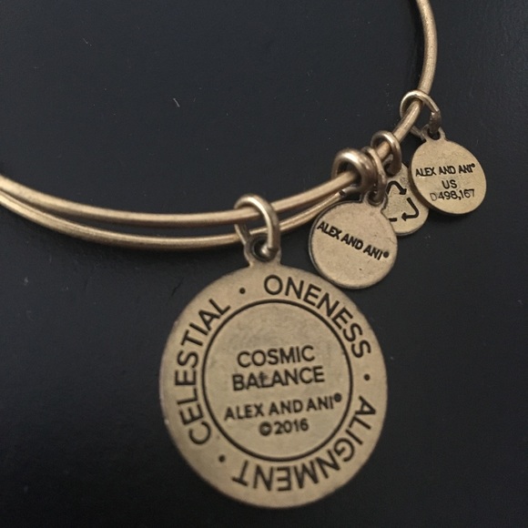 Alex and Ani Bracelet with Moon and Sun - Picture 2 of 2